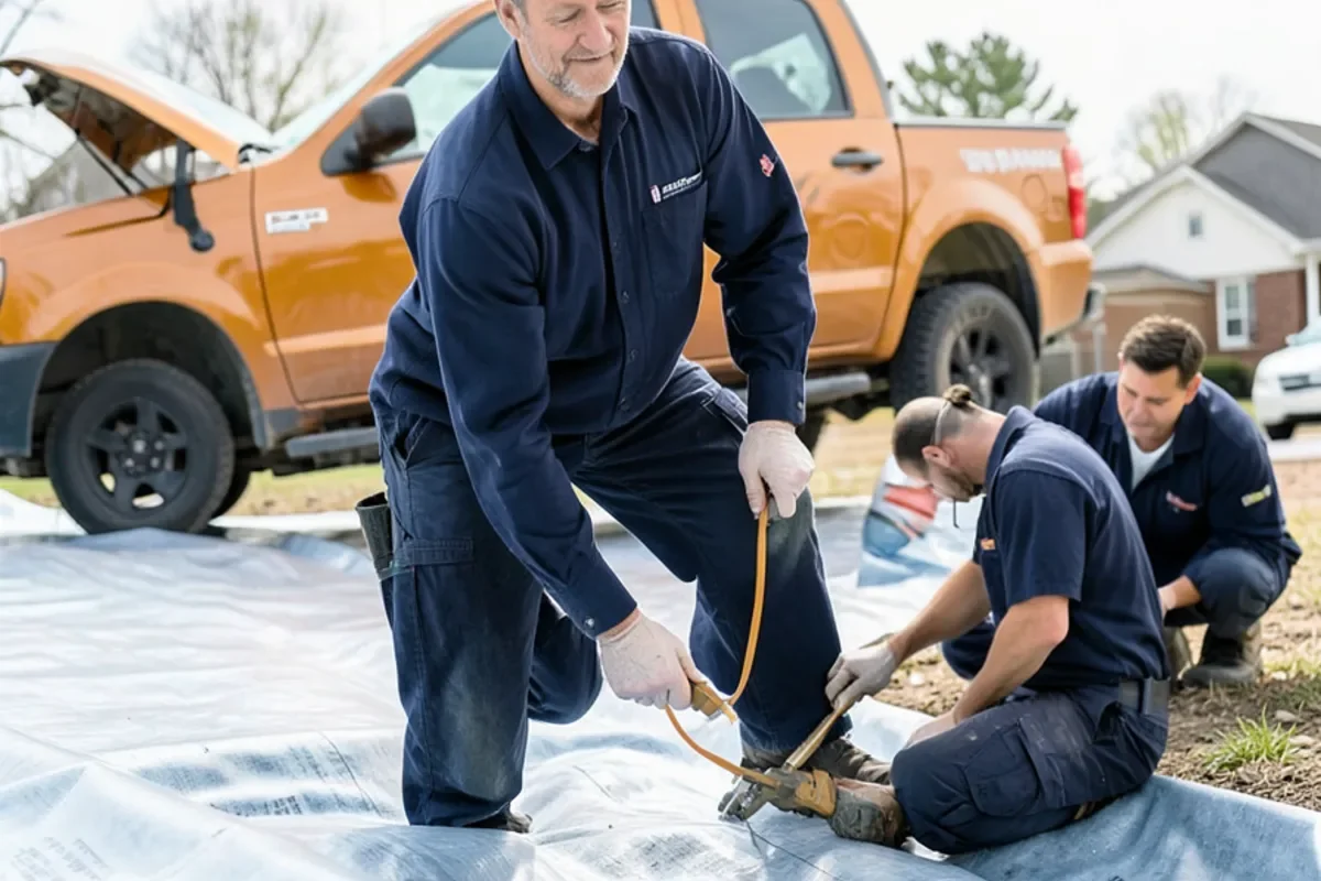 moisture remediation barrier during water mitigation in Baltimore MD