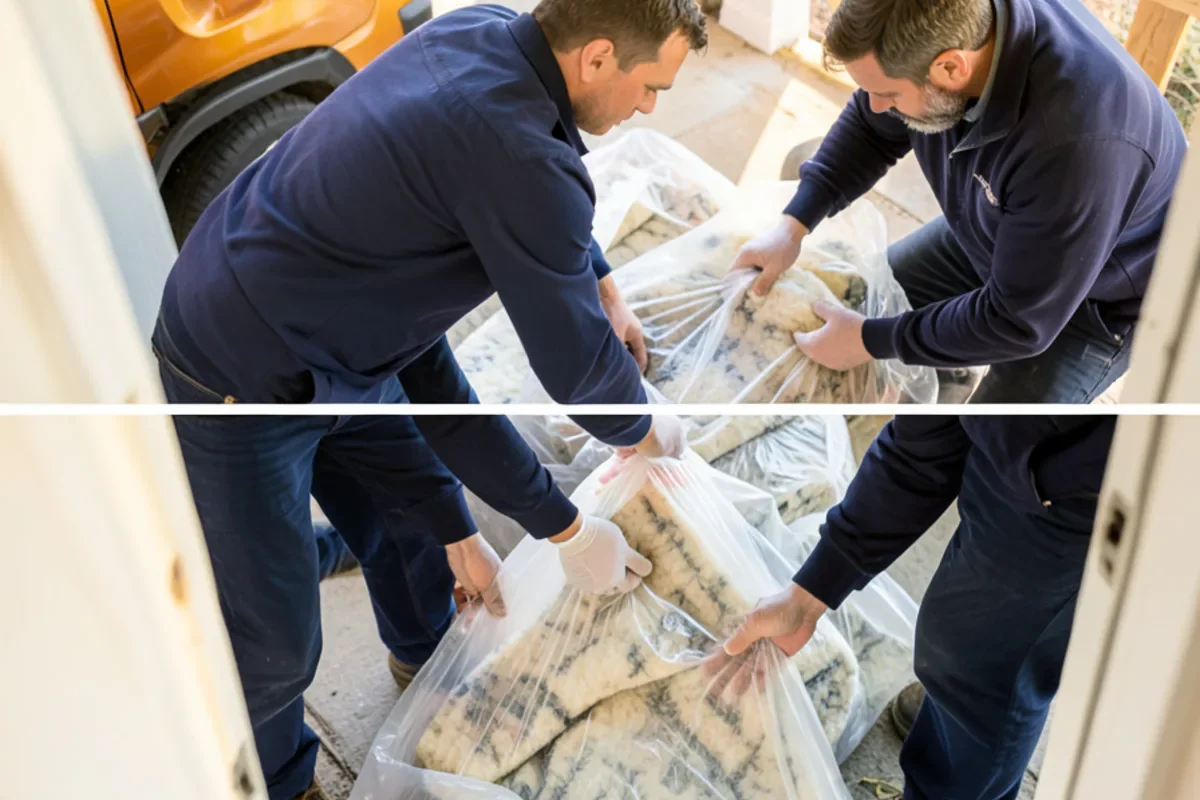 saturated insulation removal during water mitigation in Baltimore MD